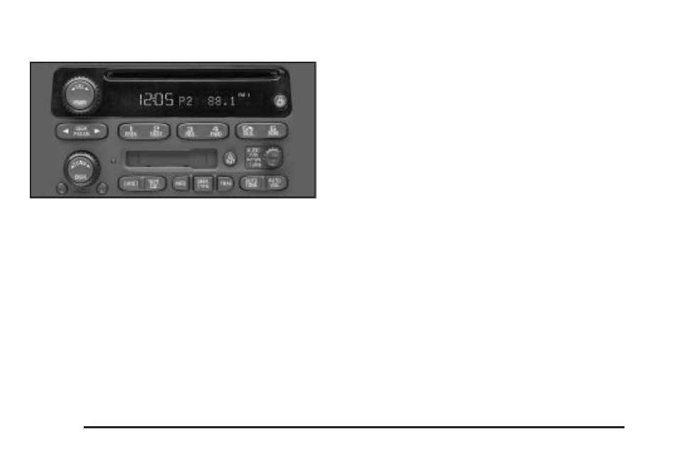 Radio with cassette and cd, Radio with cassette and cd -64, Playing the radio | Oldsmobile 2004 Silhouette User Manual | Page 220 / 462