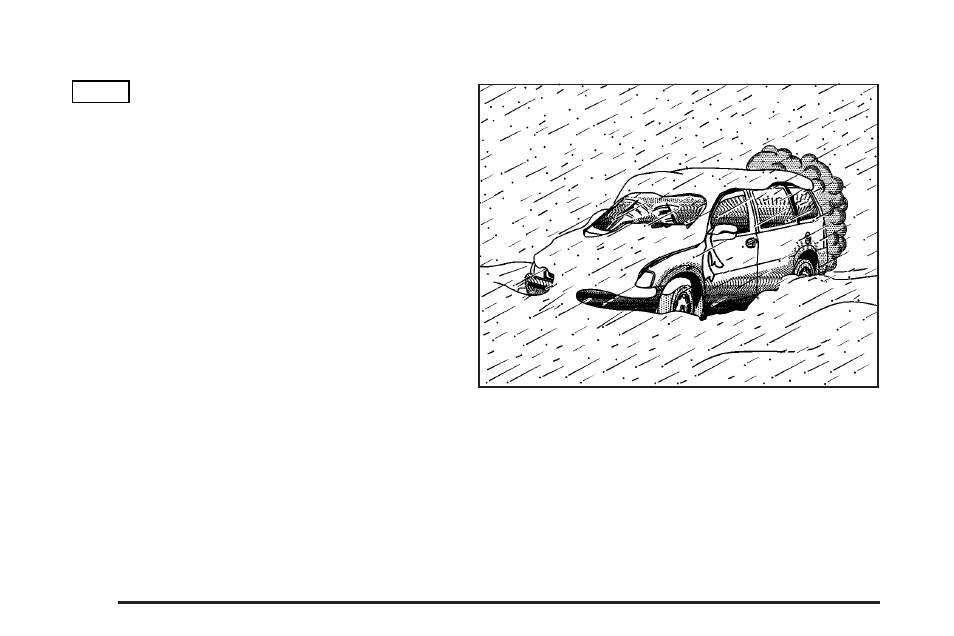 If you are caught in a blizzard | Oldsmobile 2004 Silhouette User Manual | Page 284 / 462