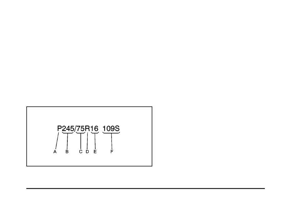 Tire size | Oldsmobile 2004 Silhouette User Manual | Page 365 / 462