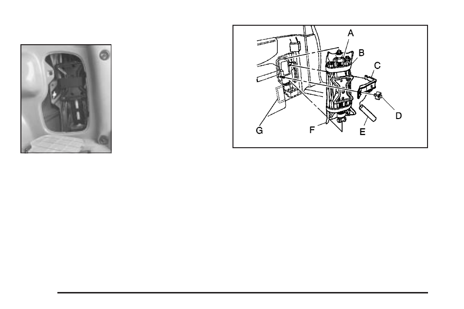 Removing the spare tire and tools | Oldsmobile 2004 Silhouette User Manual | Page 380 / 462