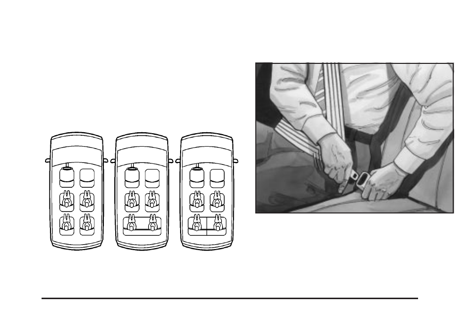 Rear seat passengers, Rear seat passengers -39 | Oldsmobile 2004 Silhouette User Manual | Page 45 / 462