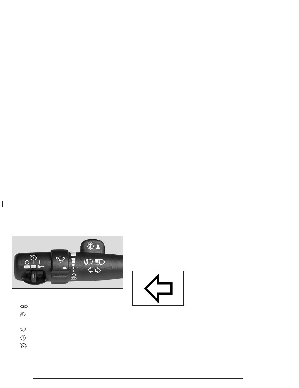 Turn signal/multifunction lever, Turn signal/multifunction lever -8, Turn | Signal/multifunction lever | Oldsmobile 2004 Bravada User Manual | Page 114 / 420