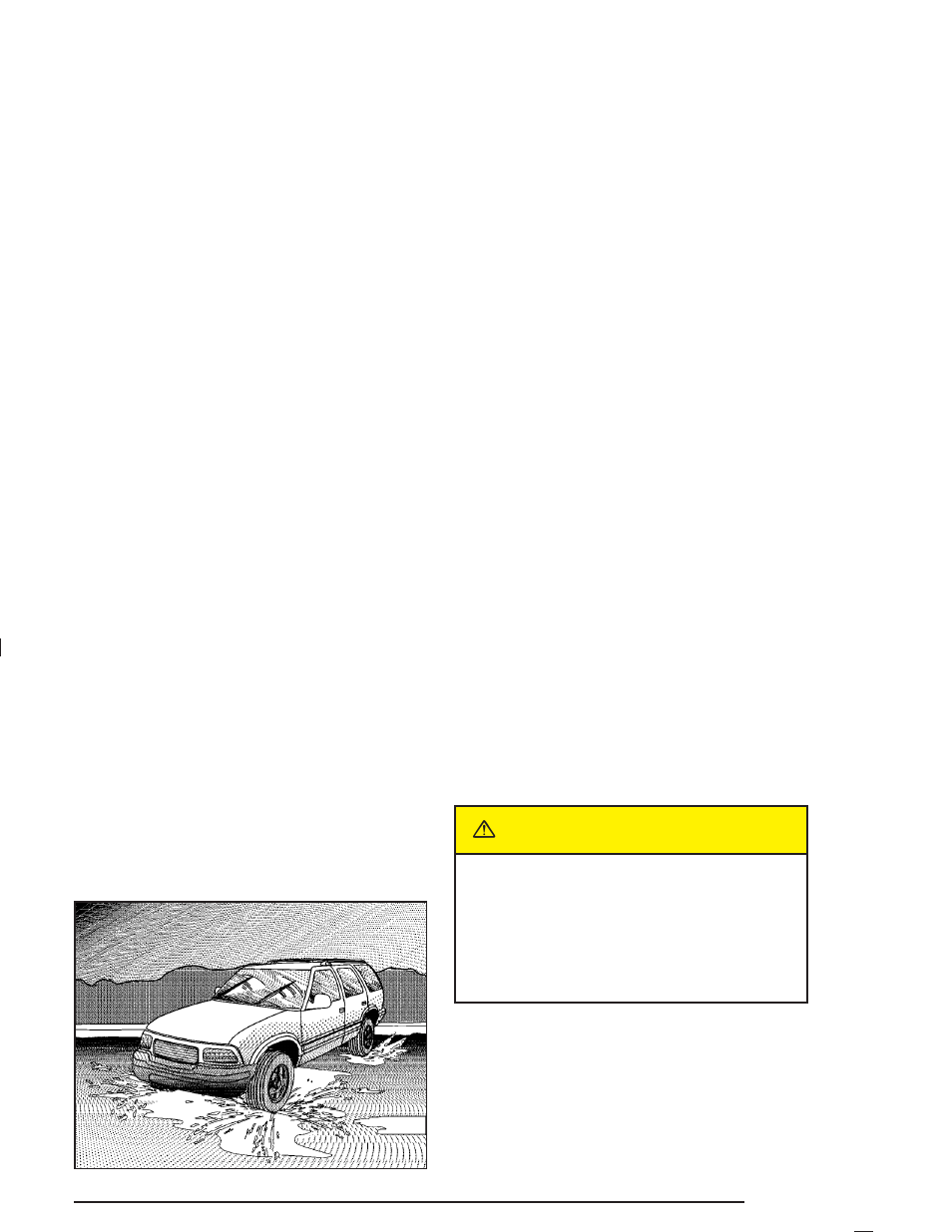 Caution | Oldsmobile 2004 Bravada User Manual | Page 235 / 420