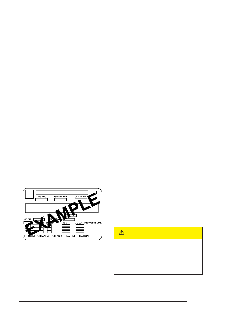 Caution | Oldsmobile 2004 Bravada User Manual | Page 251 / 420