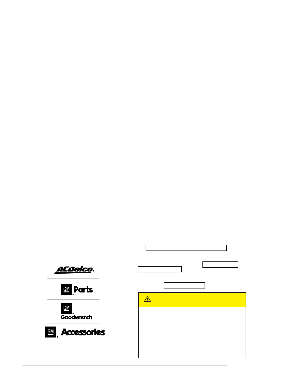 Service, Doing your own service work, Service -3 | Doing your own service work -3, Caution | Oldsmobile 2004 Bravada User Manual | Page 267 / 420