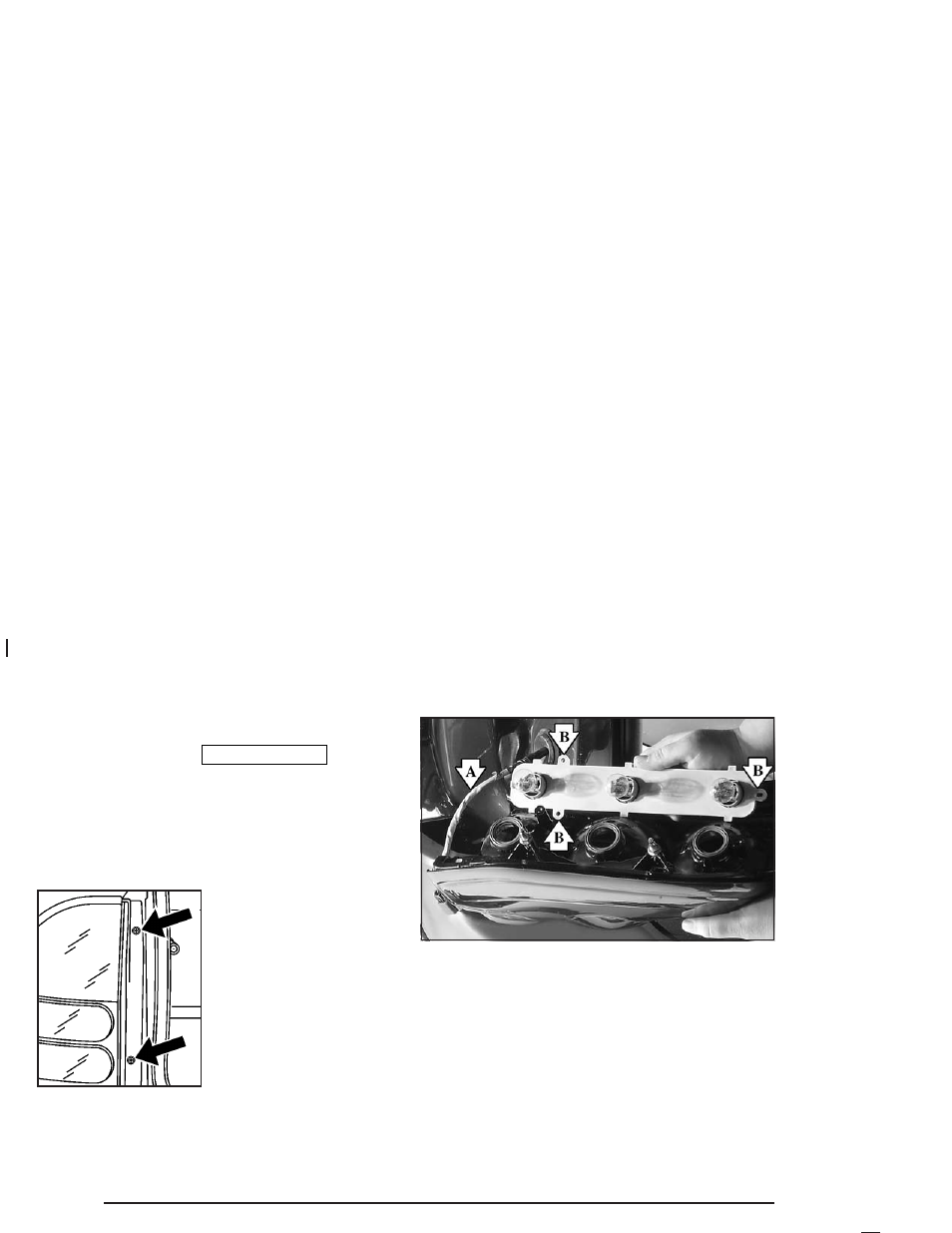 Bulb replacement, Taillamps and turn signal lamps, Bulb replacement -50 | Taillamps and turn signal lamps -50 | Oldsmobile 2004 Bravada User Manual | Page 314 / 420