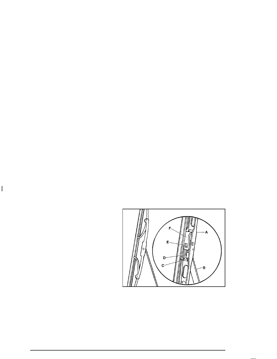 Windshield wiper blade replacement, Windshield wiper blade replacement -52 | Oldsmobile 2004 Bravada User Manual | Page 316 / 420