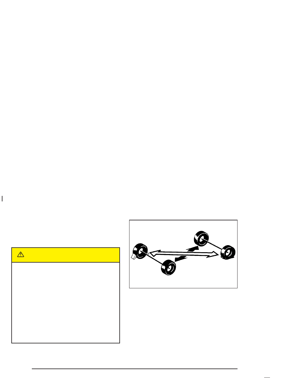 Changing a flat tire, Changing a flat tire -74, Caution | Oldsmobile 2004 Bravada User Manual | Page 338 / 420