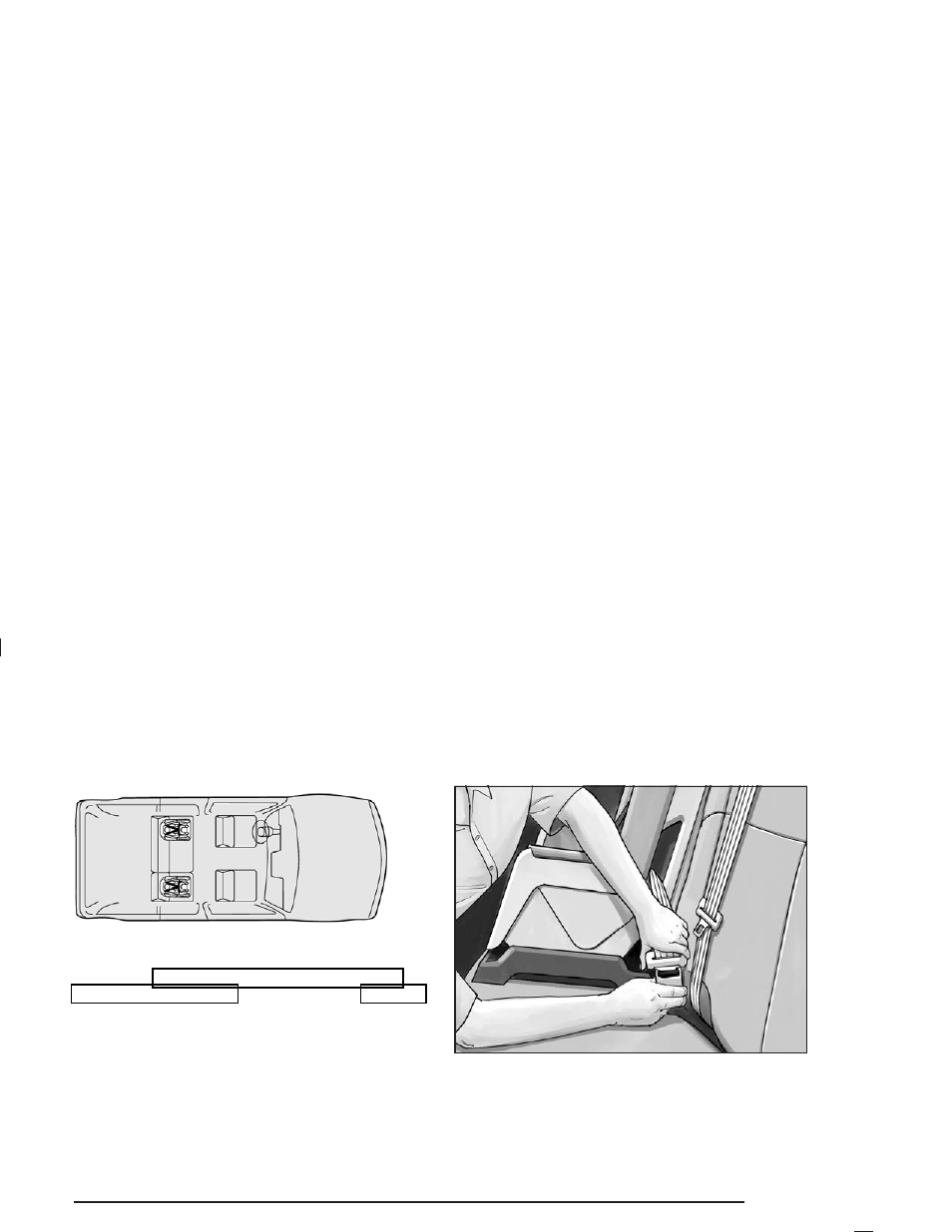 Securing a child restraint in a rear outside, Seat position -41 | Oldsmobile 2004 Bravada User Manual | Page 47 / 420