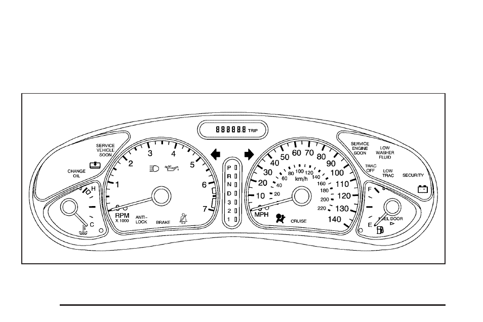 Instrument panel cluster, Instrument panel cluster -24, Instrument panel | Cluster | Oldsmobile 2004 Alero User Manual | Page 128 / 360