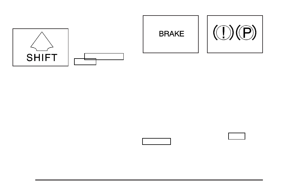 Up-shift light, Brake system warning light, Up-shift light -28 brake system warning light -28 | Oldsmobile 2004 Alero User Manual | Page 132 / 360