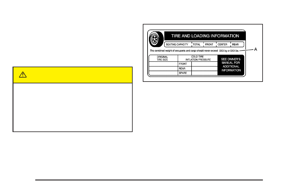 Loading your vehicle, Loading your vehicle -34, Caution | Oldsmobile 2004 Alero User Manual | Page 208 / 360