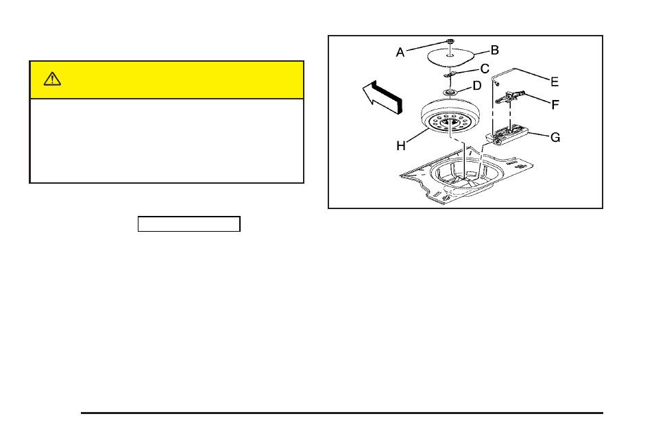 Compact spare tire, Compact spare tire -80, Caution | Oldsmobile 2004 Alero User Manual | Page 300 / 360