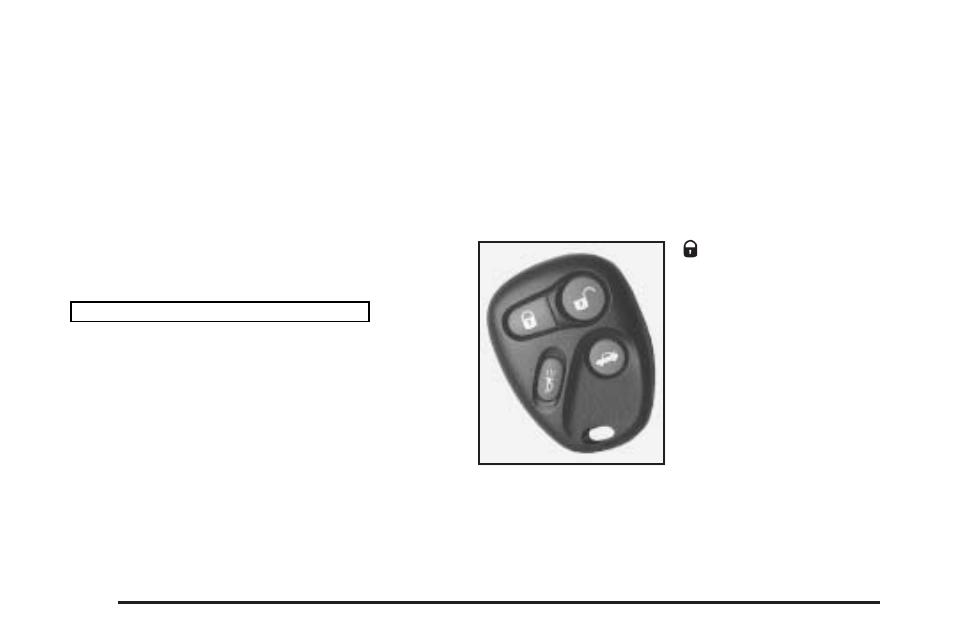 Remote keyless entry system operation, Remote keyless entry system operation -4 | Oldsmobile 2004 Alero User Manual | Page 72 / 360