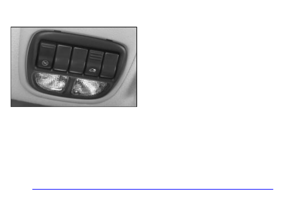 Front reading lamps, Rear reading lamps, Dome lamp | Oldsmobile 2002 Silhouette User Manual | Page 152 / 455