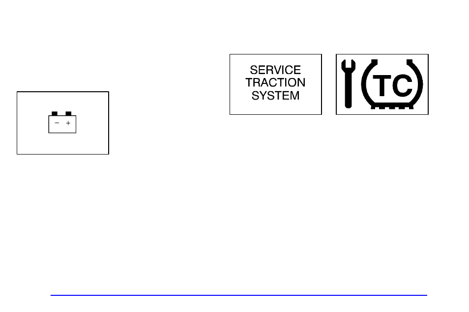 Message center, Charging system indicator message, Service traction system warning message (option) | Oldsmobile 2002 Silhouette User Manual | Page 190 / 455