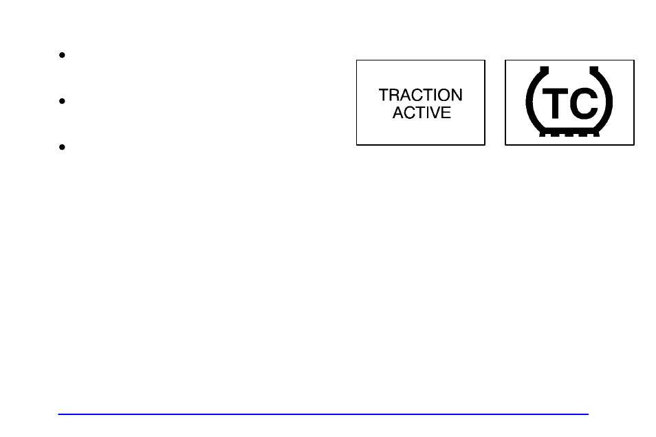 Traction active message (option) | Oldsmobile 2002 Silhouette User Manual | Page 191 / 455