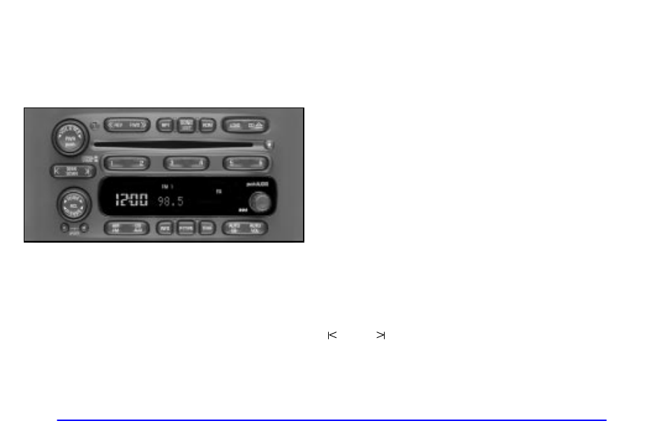 Playing the radio, Finding a station | Oldsmobile 2002 Silhouette User Manual | Page 235 / 455