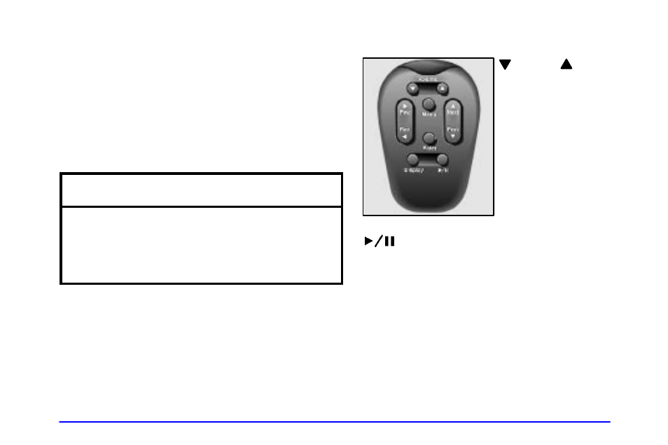 Remote control, Remote control buttons, Notice | Oldsmobile 2002 Silhouette User Manual | Page 250 / 455