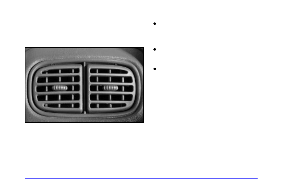 Ventilation tips | Oldsmobile 2002 Bravada User Manual | Page 173 / 393