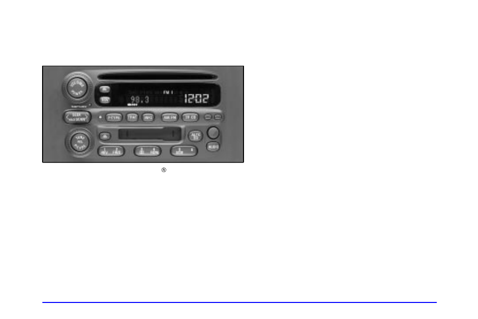 Playing the radio | Oldsmobile 2002 Bravada User Manual | Page 175 / 393