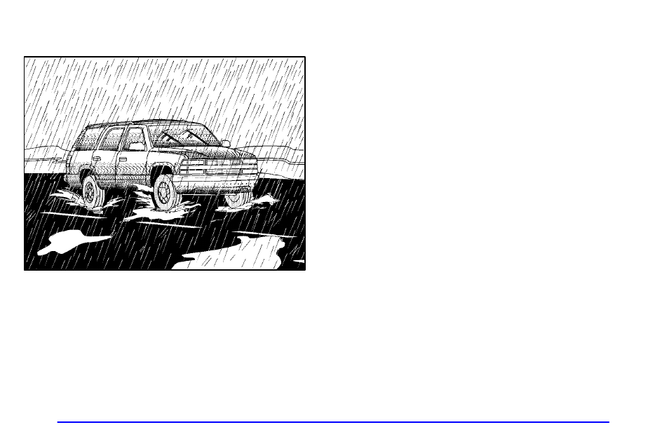 Driving in rain and on wet roads | Oldsmobile 2002 Bravada User Manual | Page 233 / 393