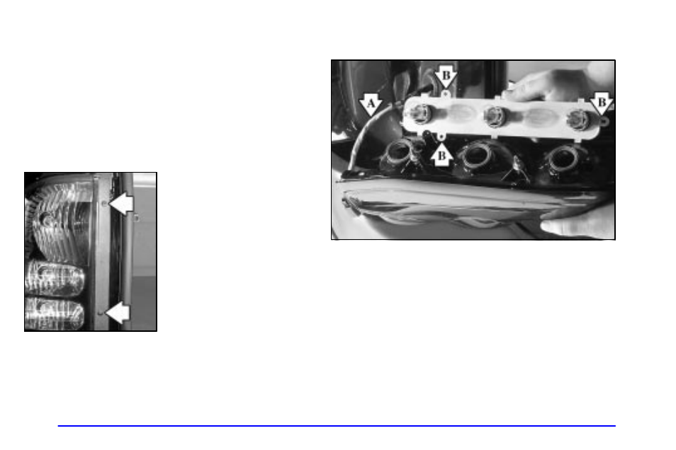 Bulb replacement, Taillamps and rear turn signals | Oldsmobile 2002 Bravada User Manual | Page 323 / 393