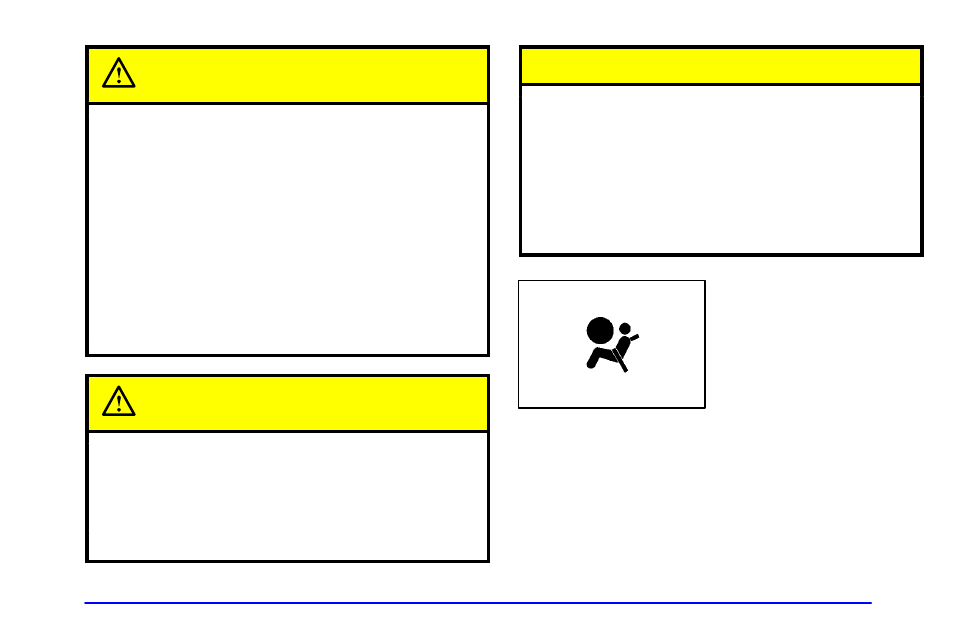 Caution | Oldsmobile 2002 Bravada User Manual | Page 36 / 393