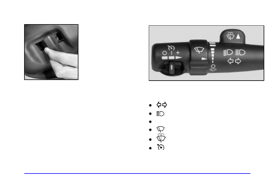 Tilt wheel, Turn signal/multifunction lever | Oldsmobile 2002 Bravada User Manual | Page 99 / 393