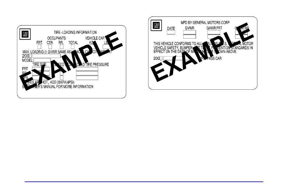 Loading your vehicle | Oldsmobile 2002 Aurora User Manual | Page 218 / 373