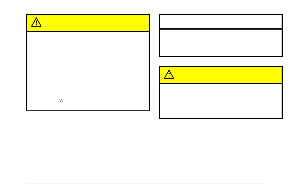 Caution, Notice | Oldsmobile 2002 Alero User Manual | Page 223 / 343