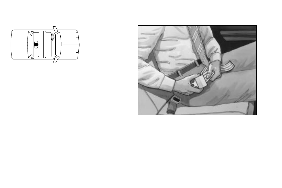 Center passenger position, Lap belt | Oldsmobile 2002 Alero User Manual | Page 40 / 343