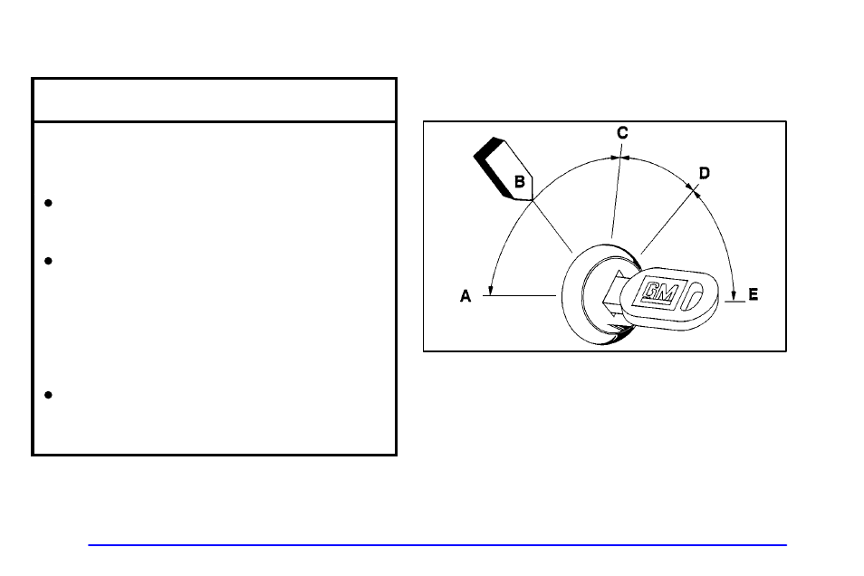 New vehicle break-in, Ignition positions, New vehicle “break | In” notice | Oldsmobile 2001 Silhouette User Manual | Page 134 / 436