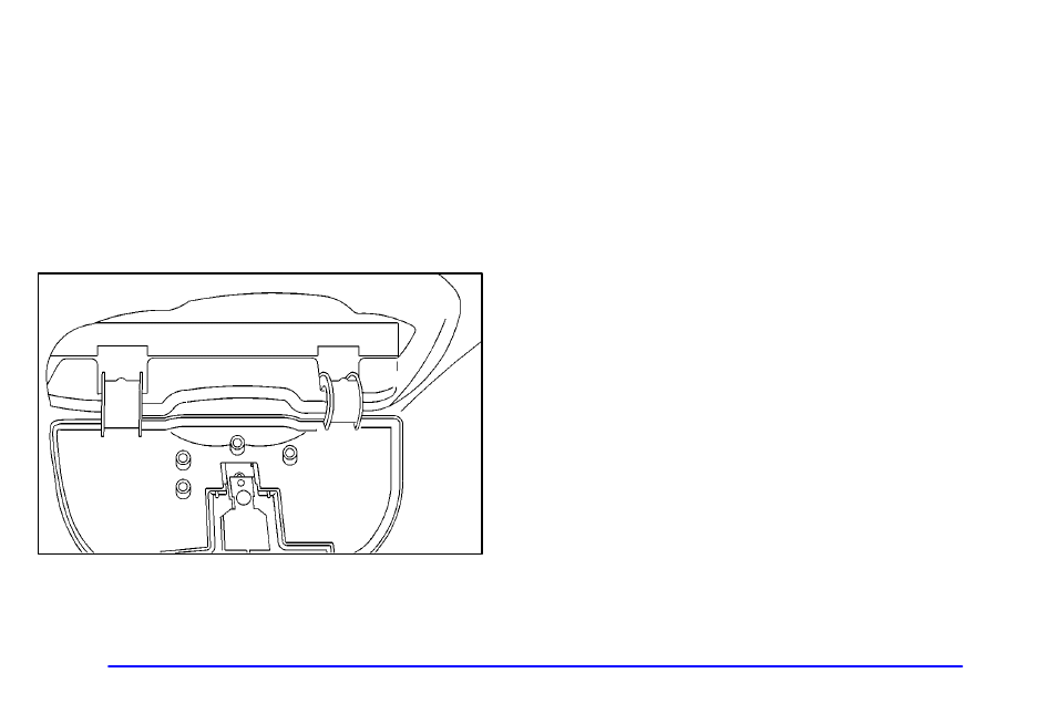 Garage door opener compartment | Oldsmobile 2001 Silhouette User Manual | Page 166 / 436
