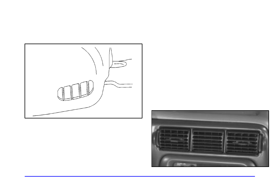 Rear air vents, Ventilation system | Oldsmobile 2001 Silhouette User Manual | Page 222 / 436