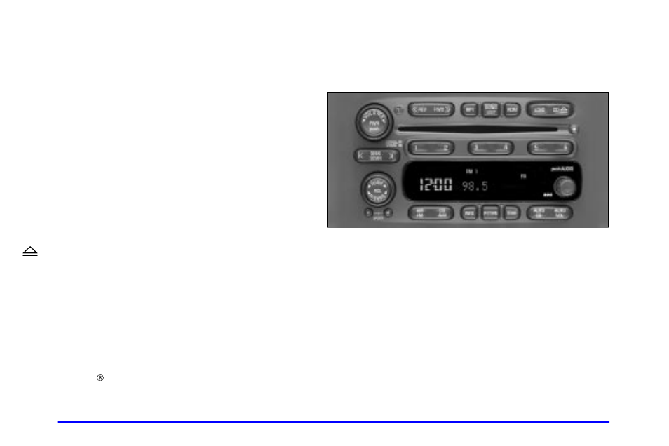 Playing the radio | Oldsmobile 2001 Silhouette User Manual | Page 241 / 436