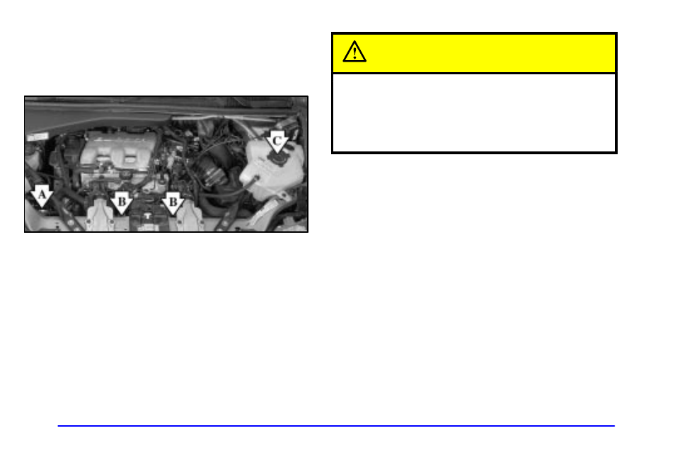 Cooling system, Caution | Oldsmobile 2001 Silhouette User Manual | Page 308 / 436