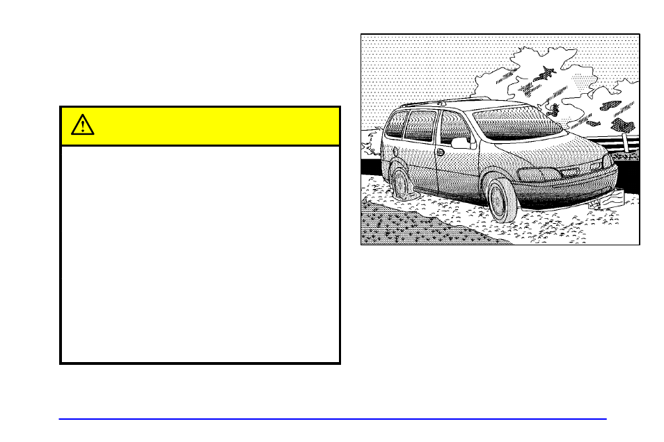 Changing a flat tire, Caution | Oldsmobile 2001 Silhouette User Manual | Page 317 / 436