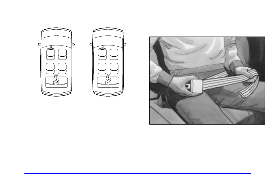 Center passenger position (bench seat), Lap belt | Oldsmobile 2001 Silhouette User Manual | Page 65 / 436