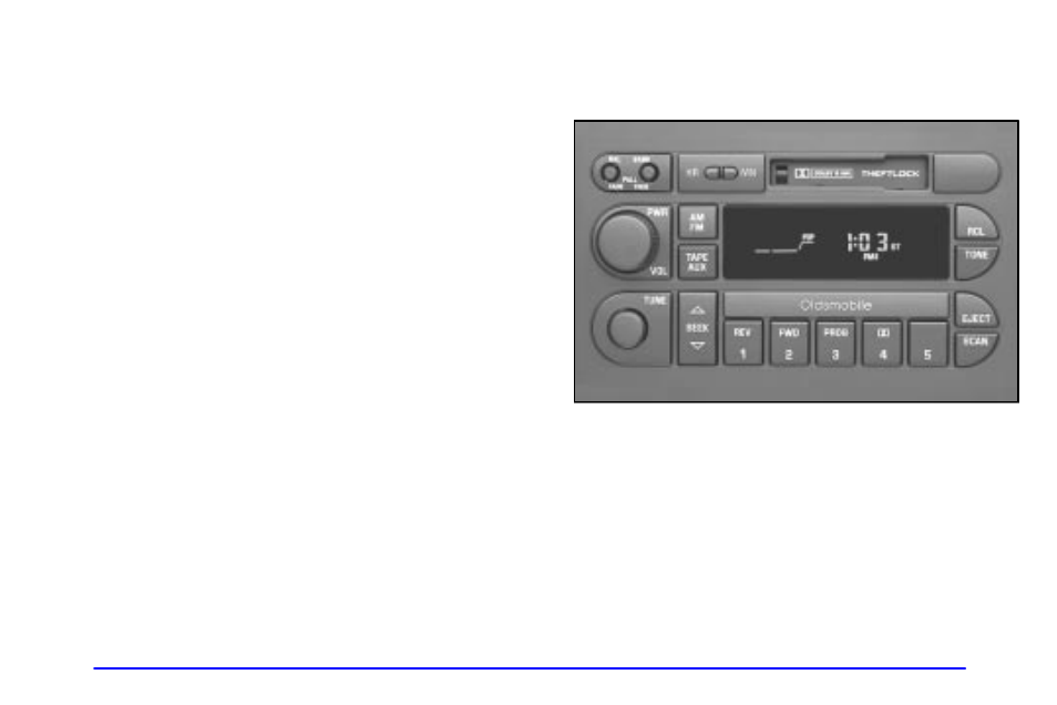 Audio systems, Setting the clock, Playing the radio | Oldsmobile 2001 Intrigue User Manual | Page 155 / 346