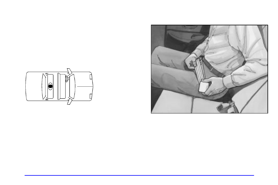 Center passenger position, Lap belt | Oldsmobile 2001 Intrigue User Manual | Page 45 / 346