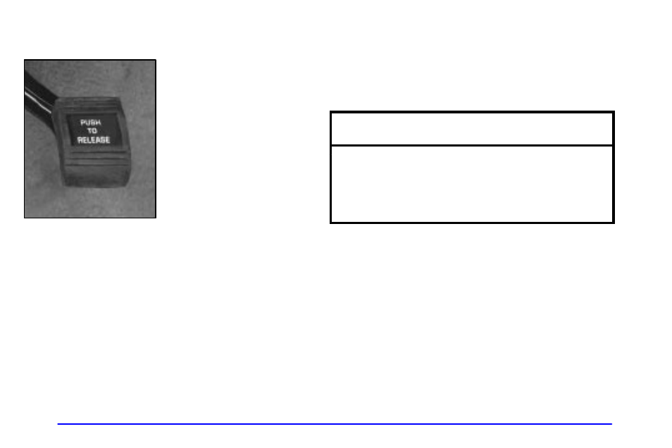 Parking brake, Notice | Oldsmobile 2001 Intrigue User Manual | Page 95 / 346