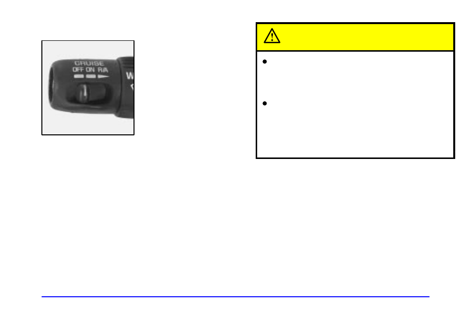 Cruise control, Caution | Oldsmobile 2001 Bravada User Manual | Page 100 / 371