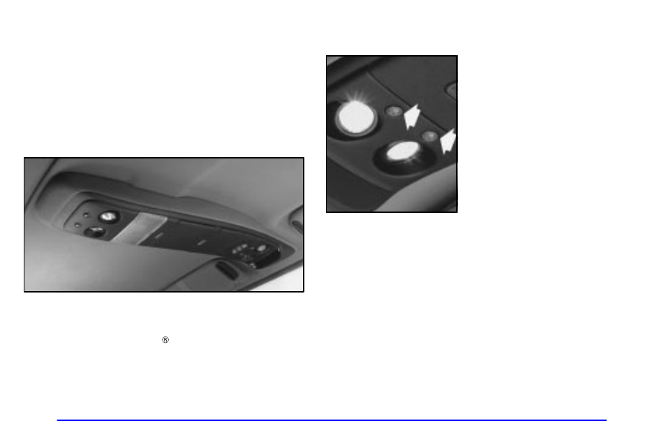 Storage compartments, Glove box, Overhead console | Reading lamps | Oldsmobile 2001 Bravada User Manual | Page 111 / 371