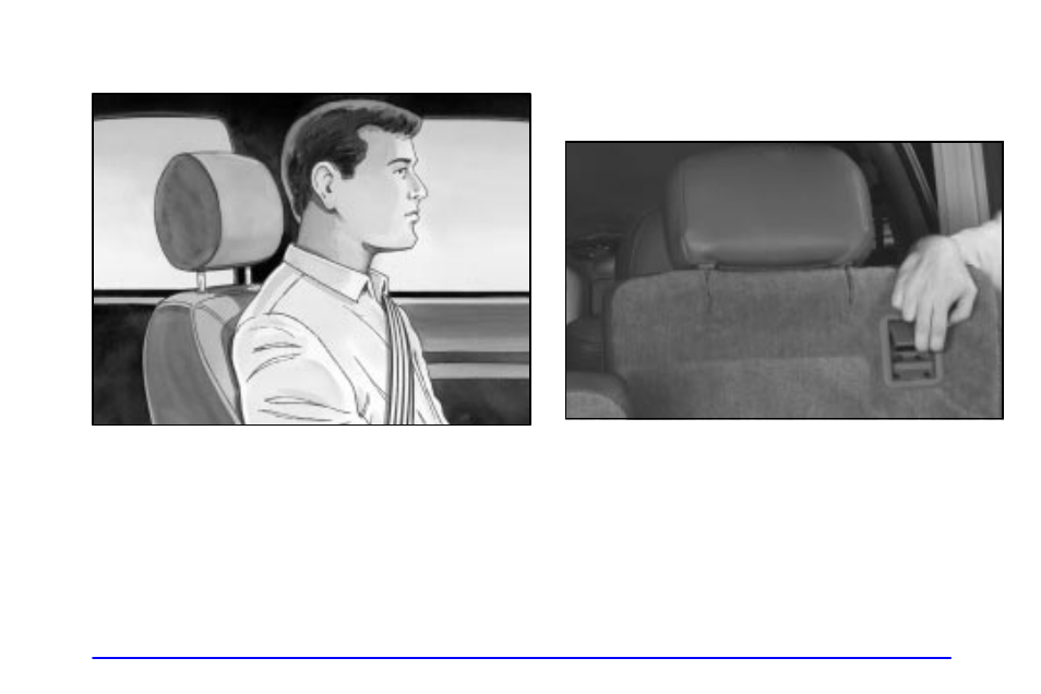 Head restraints, Rear seats | Oldsmobile 2001 Bravada User Manual | Page 20 / 371