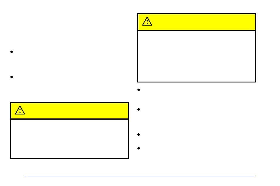 Caution | Oldsmobile 2001 Bravada User Manual | Page 202 / 371