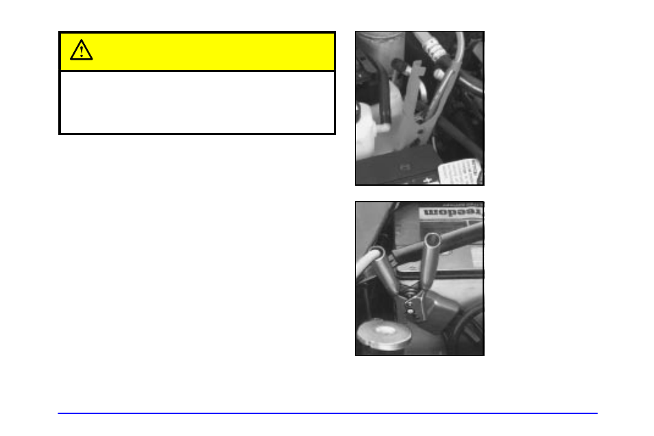 Caution | Oldsmobile 2001 Bravada User Manual | Page 222 / 371