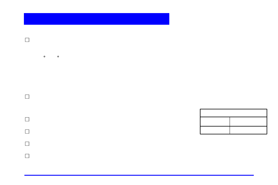 Long trip/highway scheduled maintenance | Oldsmobile 2001 Bravada User Manual | Page 346 / 371