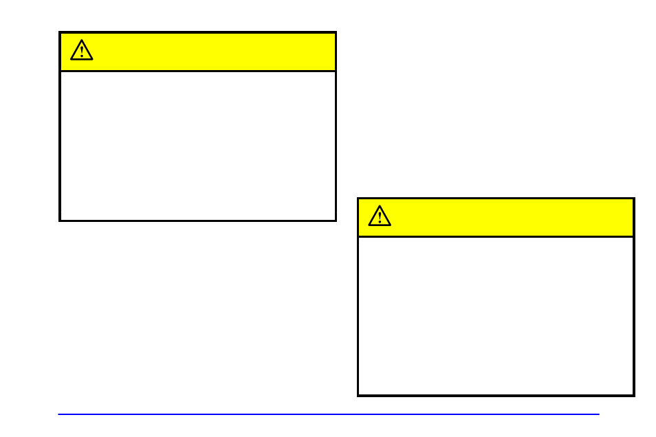 Caution | Oldsmobile 2001 Bravada User Manual | Page 50 / 371