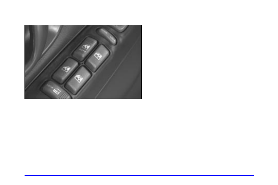 Power windows, Express- down window, Lockout switch | Oldsmobile 2001 Bravada User Manual | Page 68 / 371